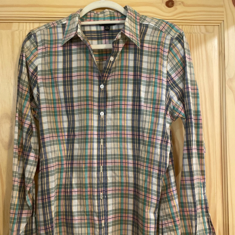 Brook's Brothers Plaid Top